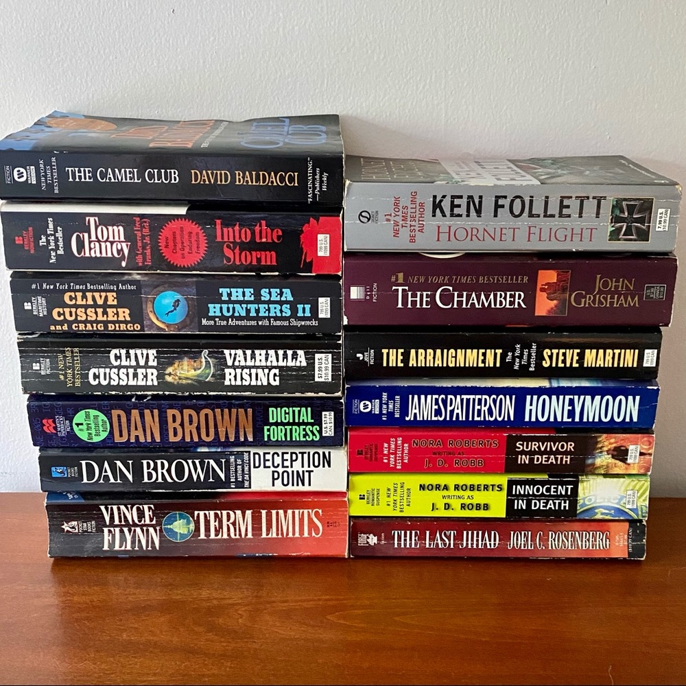 2/$5 Paperback Fiction Books